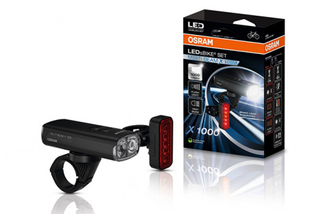 Máxima visibilidad para ciclismo offroad con OSRAM 'LEDsBIKE MULTI BEAM X 1000 SET'